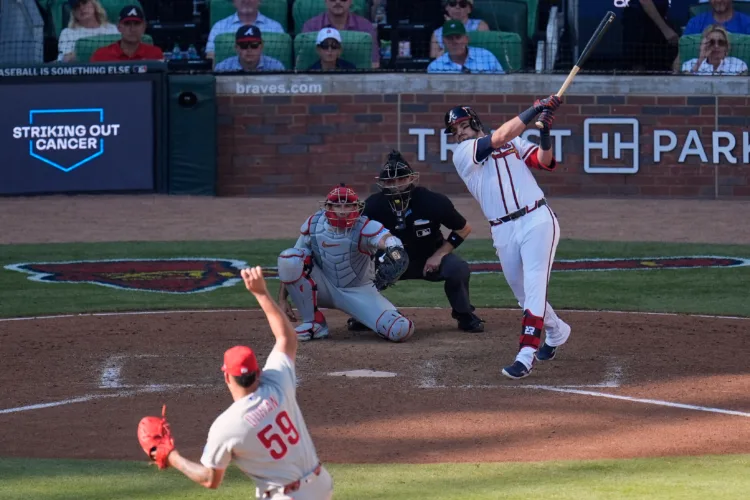 Austin Riley's 3-run homer off Jhoan Duran rallies Braves past Phillies 5-3 in NLWCS opener